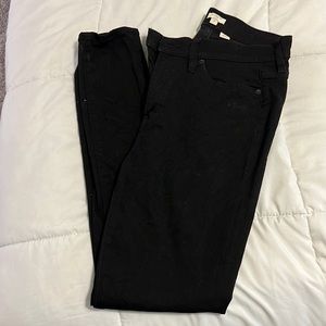 Jcrew High rise black skinny jeans